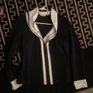 Ravel Black and White Blazer